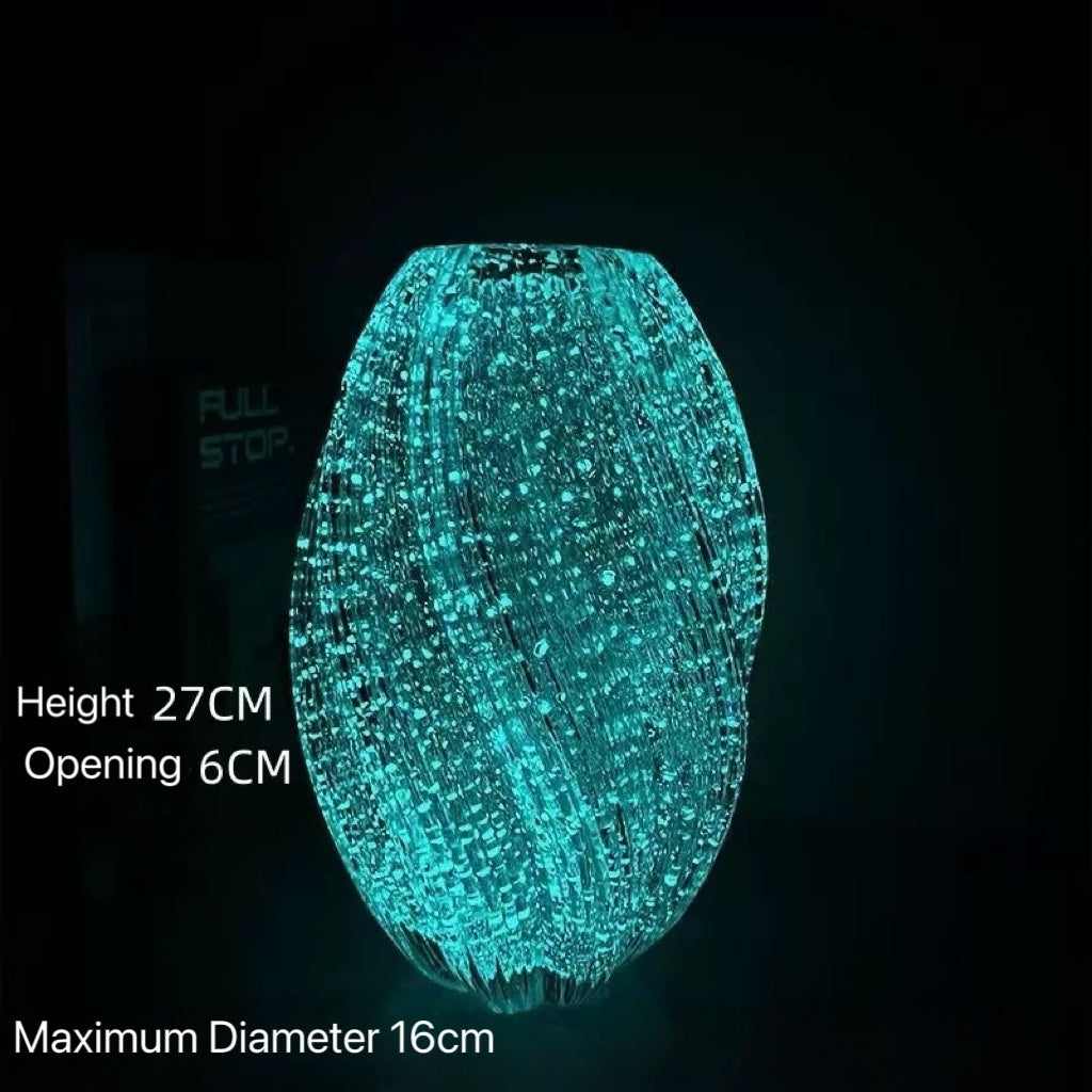 Luminous Glass Vases